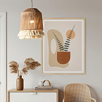 Люстра круглая плетеная с кисточками Small Solar Glow варинант исполнения - 1 | Loft Concept в Новосибирске