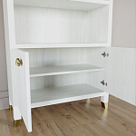 Книжный Стеллаж Elsa Dreams White с задней стенкой варинант исполнения - 3 | Loft Concept в Новосибирске