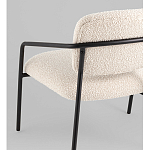 Кресло лаунж Rooney букле белый варинант исполнения - 3 | Loft Concept в Новосибирске