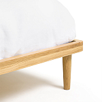 Кровать из массива дуба с пружинным блоком Mateta варинант исполнения - 7 | Loft Concept в Новосибирске