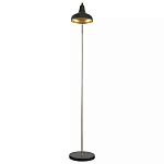 Торшер с плафоном в форме купола в сочетании черного и золотистого цвета Minimalist Execution варинант исполнения - 3 | Loft Concept в Новосибирске