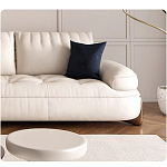 Диван кожаный с каркасом из массива дерева Furniture Medieval варинант исполнения - 4 | Loft Concept в Новосибирске