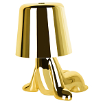 Настольная лампа фигурная цвета золото с гладким абажуром Высота 16 см Sophia варинант исполнения - 6 | Loft Concept в Новосибирске