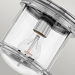 Потолочный светильник для ванных комнат с цилиндрическим стеклянным плафоном и одной лампой Hinkley варинант исполнения - 16 | Loft Concept в Новосибирске