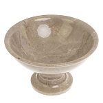 Конфетница из бежевого мрамора Stone Candy Bowl варинант исполнения - 2 | Loft Concept в Новосибирске