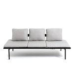 Диван-шезлонг черный Annet варинант исполнения - 1 | Loft Concept в Новосибирске