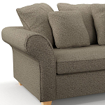 Мебельная ткань Шенилл коричневый цвет 138 см T4-28 варинант исполнения - 4 | Loft Concept в Новосибирске