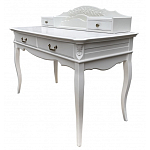 Стол-бюро белого цвета из массива бука с 4-мя ящиками White Provence варинант исполнения - 2 | Loft Concept в Новосибирске