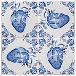 Плитка с узором Мое сердце варинант исполнения - 1 | Loft Concept в Новосибирске