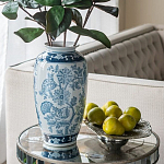 Ваза с синим цветочным орнаментом Blue & White Ornament  варинант исполнения - 4 | Loft Concept в Новосибирске
