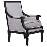Кресло Harry Armchair black and grey velour варинант исполнения - 1 | Loft Concept в Новосибирске