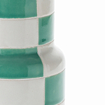 Ваза из фаянса Brighter than the Stars с шахматным принтом бирюзового цвета  варинант исполнения - 2 | Loft Concept в Новосибирске
