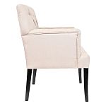 Кресло Addison Chic Armchair beige flax варинант исполнения - 1 | Loft Concept в Новосибирске