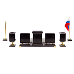 Настольный письменный набор из нефрита на ножках Executive Recruitment варинант исполнения - 5 | Loft Concept в Новосибирске