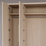 Большой Шкаф Primo Светлый дуб с 3 дверьми и 3 выдвижными ящиками варинант исполнения - 5 | Loft Concept в Новосибирске