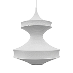Подвесной вязаный белый светильник «Моника» варинант исполнения - 1 | Loft Concept в Новосибирске