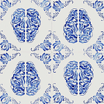 Плитка с узором Мозг варинант исполнения - 1 | Loft Concept в Новосибирске