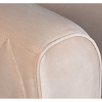 Кресло велюровое бежевое Cubic Silhouette варинант исполнения - 3 | Loft Concept в Новосибирске