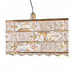 Люстра волнистой формы с текстурной огранкой Reflection of Reality варинант исполнения - 4 | Loft Concept в Новосибирске