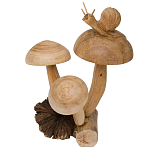 Статуэтка из дерева улитка Animals of the World варинант исполнения - 2 | Loft Concept в Новосибирске