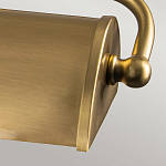 Светильник для картин цвета состаренная латунь с широким плафоном на прямоугольном основании Elstead Lighting варинант исполнения - 11 | Loft Concept в Новосибирске