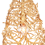 Подвесной светильник золотой в виде кораллов Coral Decor варинант исполнения - 1 | Loft Concept в Новосибирске