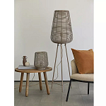 Торшер с плетеным металлическим плафоном Wicker Iron Lamp варинант исполнения - 2 | Loft Concept в Новосибирске