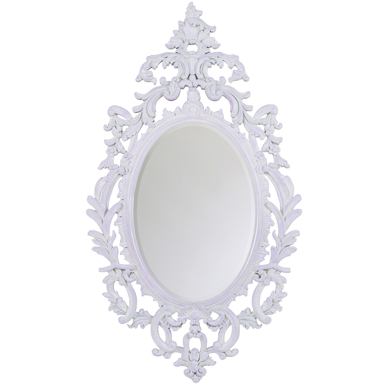 Зеркало в ажурной раме с эффектом старины Classic Ornament Mirror Бежевый Зеркало в Новосибирске | Loft Concept 