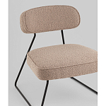 Кресло лаунж Kate букле капучино варинант исполнения - 2 | Loft Concept в Новосибирске