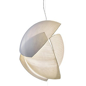 Дизайнерский подвесной светильник из текстиля Graceful Shells