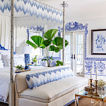 Обои ручная роспись Porto by Alessandra Branca Original colourway on dyed paper варинант исполнения - 1 | Loft Concept в Новосибирске