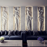 Барельеф FOUNTAIN OF INNOCENTS варинант исполнения - 1 | Loft Concept в Новосибирске