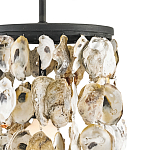 Подвесной светильник с подвесками из устричных раковин Sea Ravens варинант исполнения - 1 | Loft Concept в Новосибирске
