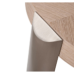 Столик журнальный круглый со светлым шпоном Light Veneer Table варинант исполнения - 3 | Loft Concept в Новосибирске