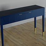 Туалетный стол - Трельяж Elsa Dreams Blue 120 см варинант исполнения - 4 | Loft Concept в Новосибирске