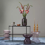 Кофейный столик стеклянный Elegant Lilac Glass Model варинант исполнения - 1 | Loft Concept в Новосибирске