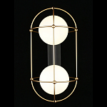 Бра настенное с 2 белыми плафонами Karina варинант исполнения - 1 | Loft Concept в Новосибирске