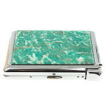 Портсигар с газовой зажигалкой из натурального камня Амазонит Stone Cigarettes Cases варинант исполнения - 10 | Loft Concept в Новосибирске