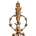 Бра настенное с цветочным мотивом Vintage Luxury варинант исполнения - 1 | Loft Concept в Новосибирске