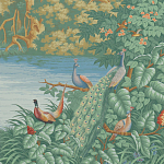 Обои ручная роспись Le Brésil Paille варинант исполнения - 1 | Loft Concept в Новосибирске