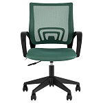 Офисное кресло с основанием из черного пластика Desk chairs Green варинант исполнения - 2 | Loft Concept в Новосибирске