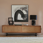 ТВ-тумба из массива тика Busto TV Stand варинант исполнения - 7 | Loft Concept в Новосибирске