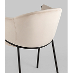 Стул Brace велюр молочный варинант исполнения - 3 | Loft Concept в Новосибирске