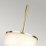 Бра вертикальное с белым полукруглым плафоном и длинным стержнем S Kichler варинант исполнения - 9 | Loft Concept в Новосибирске