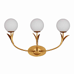 Бра с золотым каркасом в виде стебля с листьями Inspired by Nature варинант исполнения - 3 | Loft Concept в Новосибирске