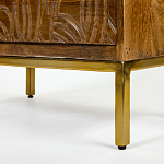 Прикроватная тумба с фактурным фасадом Termite варинант исполнения - 6 | Loft Concept в Новосибирске