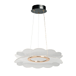 Люстра с прозрачным волнистым плафоном в форме цветка Ethereal Bloom варинант исполнения - 2 | Loft Concept в Новосибирске