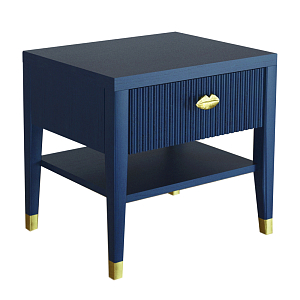 Прикроватная тумбочка с ящиком Elsa Dreams Blue
