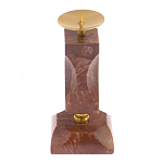 Подсвечник фигурный из натурального камня лемезит Stone Candlestick варинант исполнения - 2 | Loft Concept в Новосибирске