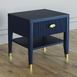 Прикроватная тумбочка с ящиком Elsa Dreams Blue варинант исполнения - 1 | Loft Concept в Новосибирске